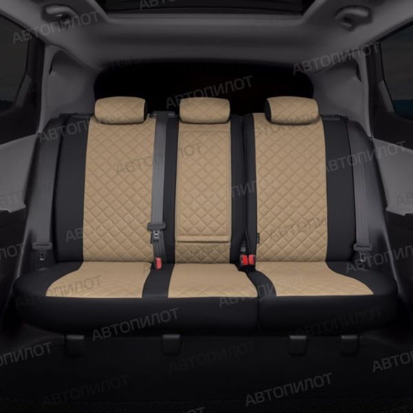 Чехлы Автопилот Экокожа Ромб на Москвич 3 (2022+) Чехлы Автопилот Экокожа Ромб на Москвич 3 (2022+)