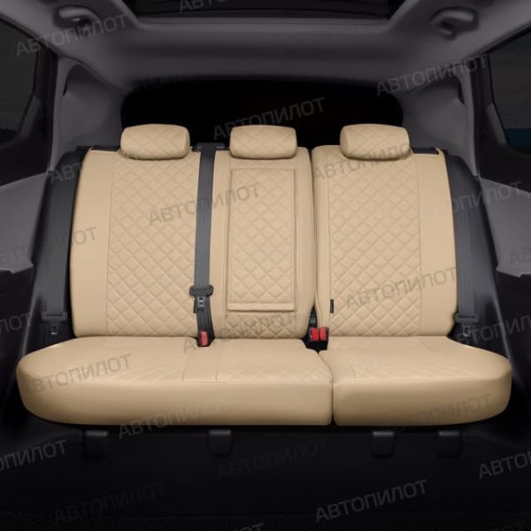 Чехлы Автопилот Экокожа Ромб на Москвич 3 (2022+) Чехлы Автопилот Экокожа Ромб на Москвич 3 (2022+)